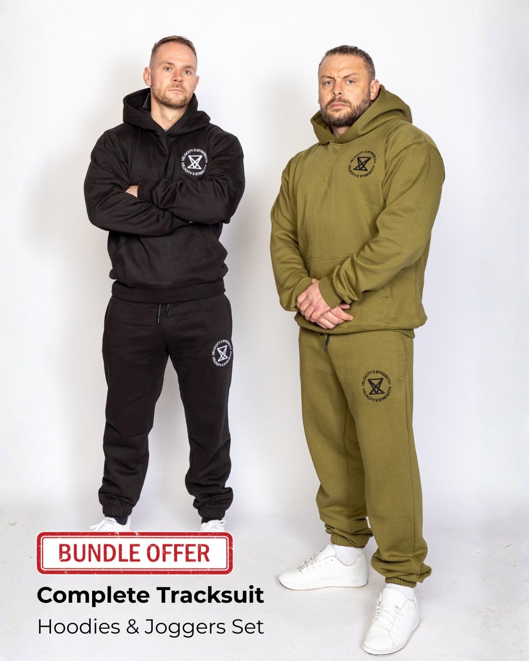 Power Oversized Tracksuit [Joggers + Hoodie] - VXS GYM WEAR