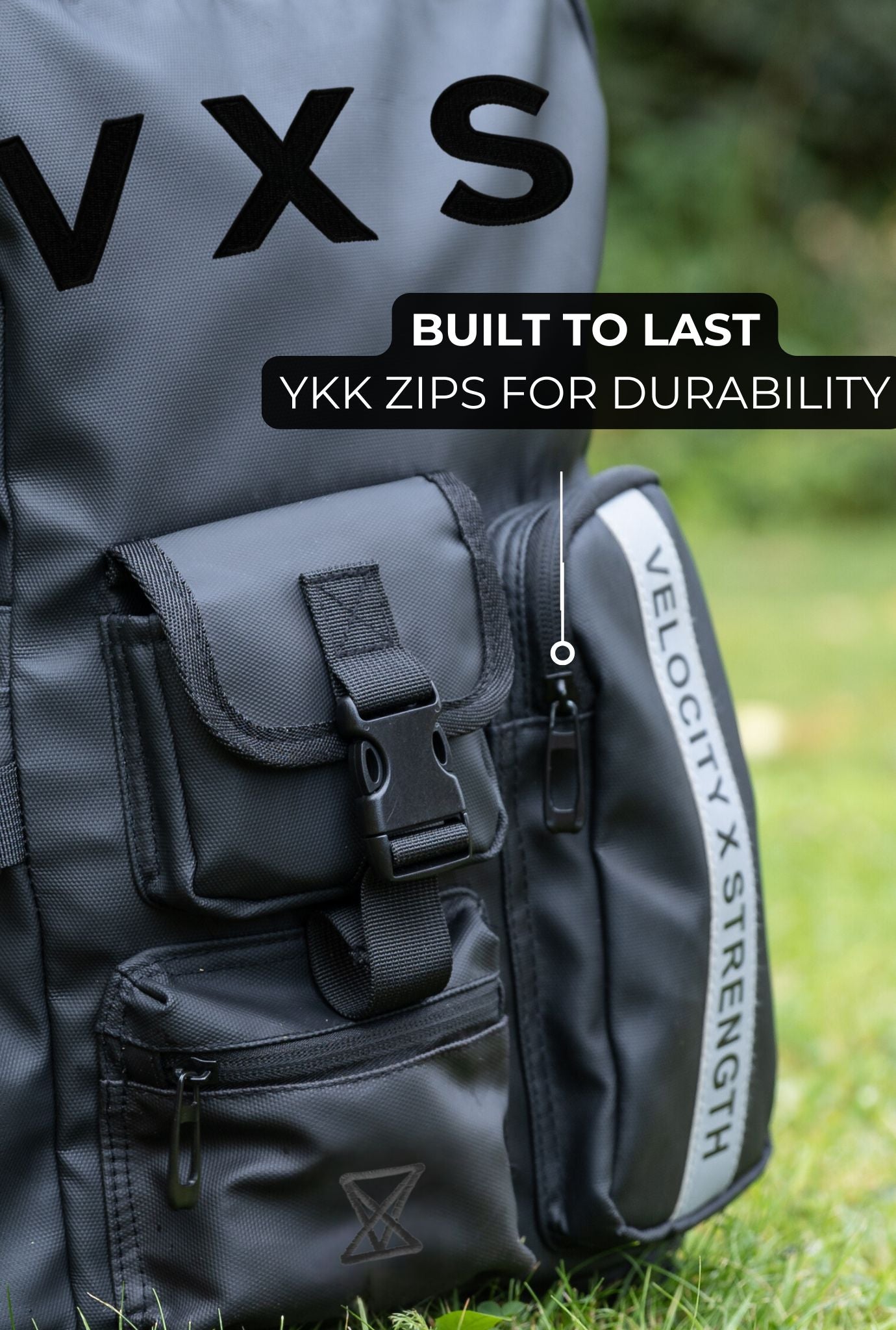 Tactical Backpack [Black Details] - VXS GYM WEAR