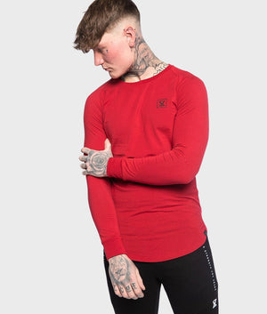 Core Long Sleeve [Dark Red] - VXS GYM WEAR