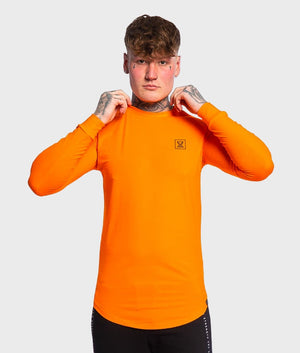 Core Long Sleeve [Orange] - VXS GYM WEAR