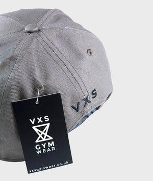 Snapback Cap [Grey] - VXS GYM WEAR
